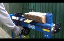 Hydrauliczna łuparka do drewna - użytkowanie - How to use hydraulic log...