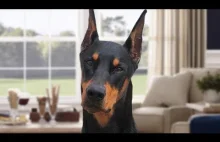 Funny Doberman Dog...