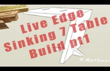 Build a Live Edge Table - The 'Sinking 7' Table