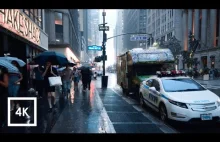 Spacer w deszczu po Manhattanie [4K]