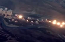 Nagranie ze zrzucenia 36 ton bomb na wyspę zajmowaną przez ISIS w Iraku