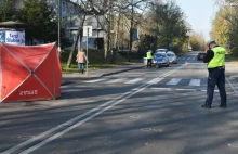 90-latek zabity na przejściu dla pieszych w Katowicach