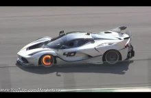 Ferrari FXXK Epic Noises & HOT Glowing Brakes!