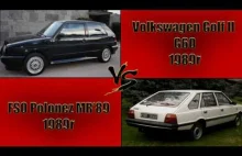 Volkswagen Golf vs FSO Polonez | Jak zmieniały się te samochody w latach...