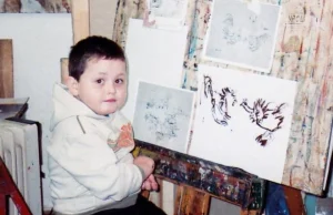 Zaczął rysować gdy miał dwa lata. Dziś ma 16 lat. Jego prace zadziwiają.